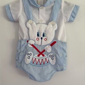Vintage Drummer Bear Outfit